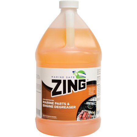 ZING ZING 10500 Marine-Safe Concentrated Marine Parts and Engine Degreaser - 1 Gallon 10501
